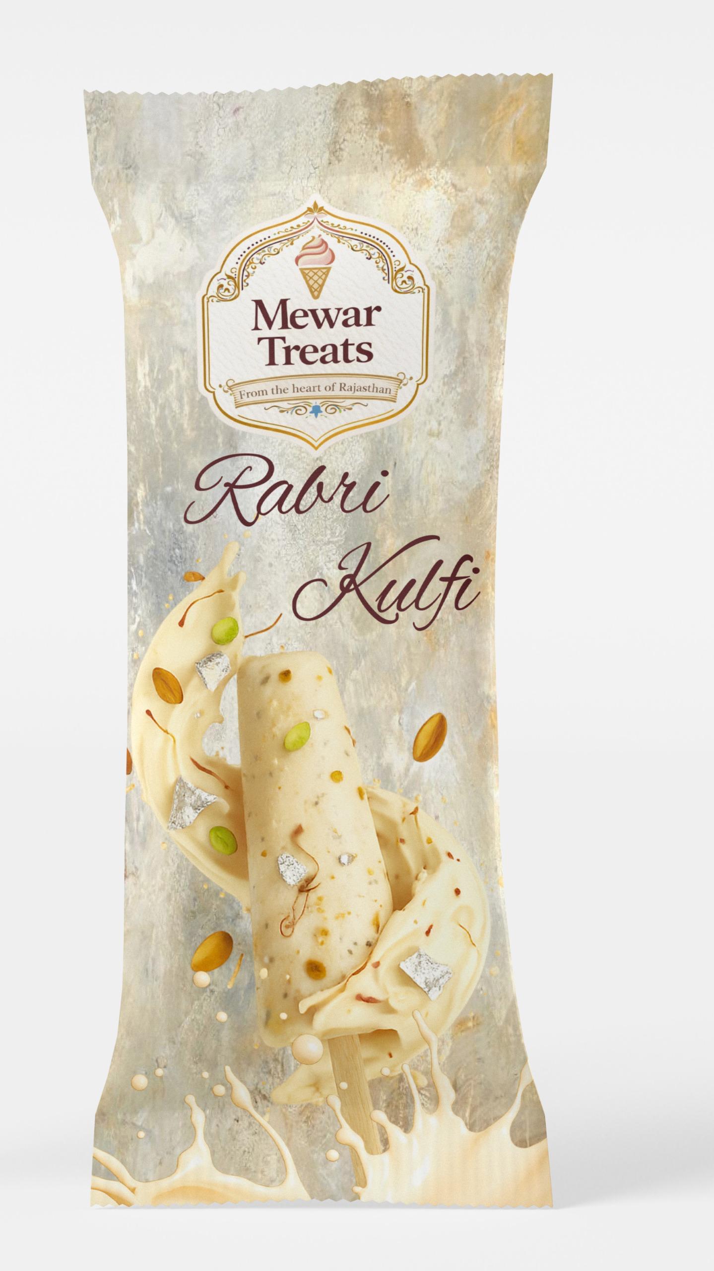 Rabri Kulfi - Traditional slow-cooked milk kulfi with the authentic, caramelized taste of Rabri.
